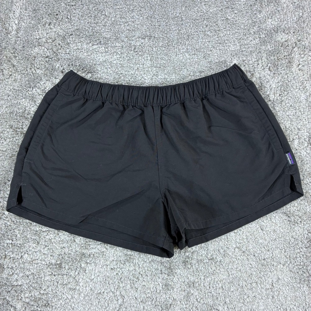 Patagonia Barely Baggies Shorts Womens Medium Black 2" Hiking Swim 57043 SP19